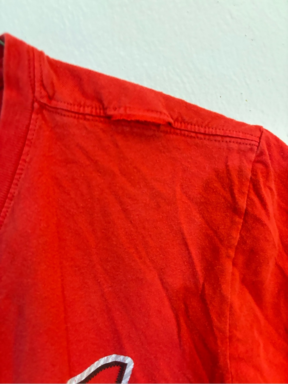 Nike Red Short-Sleeve Logo Tee - Picture 3 of 4